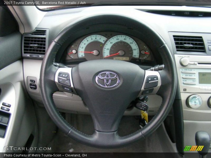 Barcelona Red Metallic / Ash 2007 Toyota Camry SE