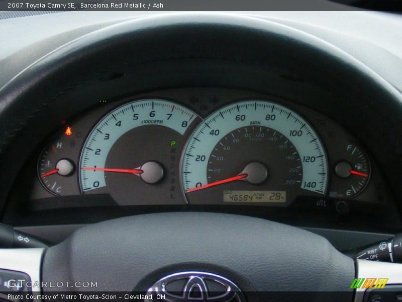 Barcelona Red Metallic / Ash 2007 Toyota Camry SE