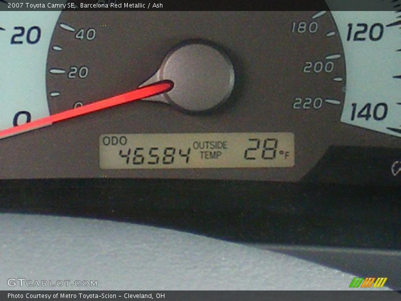 Barcelona Red Metallic / Ash 2007 Toyota Camry SE