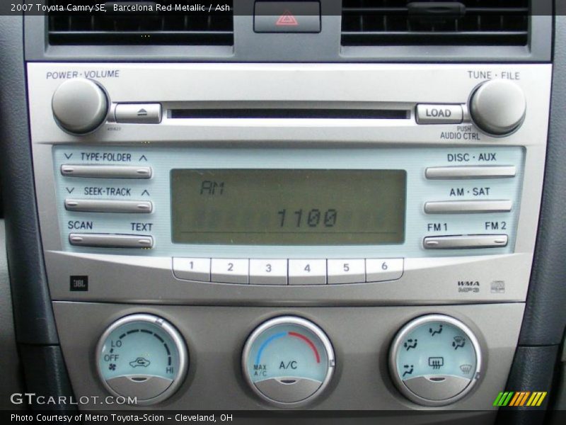 Barcelona Red Metallic / Ash 2007 Toyota Camry SE