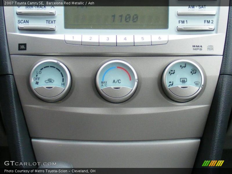Barcelona Red Metallic / Ash 2007 Toyota Camry SE