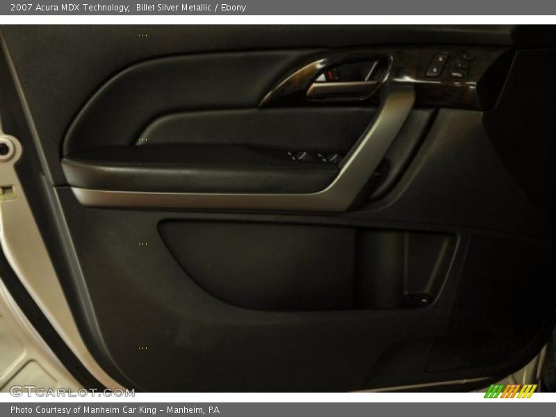 Billet Silver Metallic / Ebony 2007 Acura MDX Technology