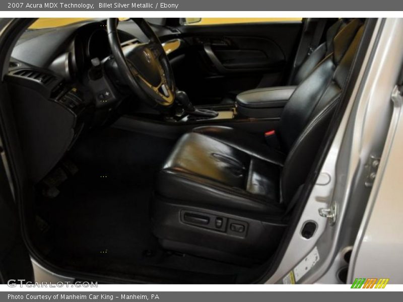 Billet Silver Metallic / Ebony 2007 Acura MDX Technology