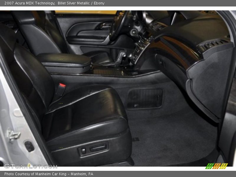 Billet Silver Metallic / Ebony 2007 Acura MDX Technology