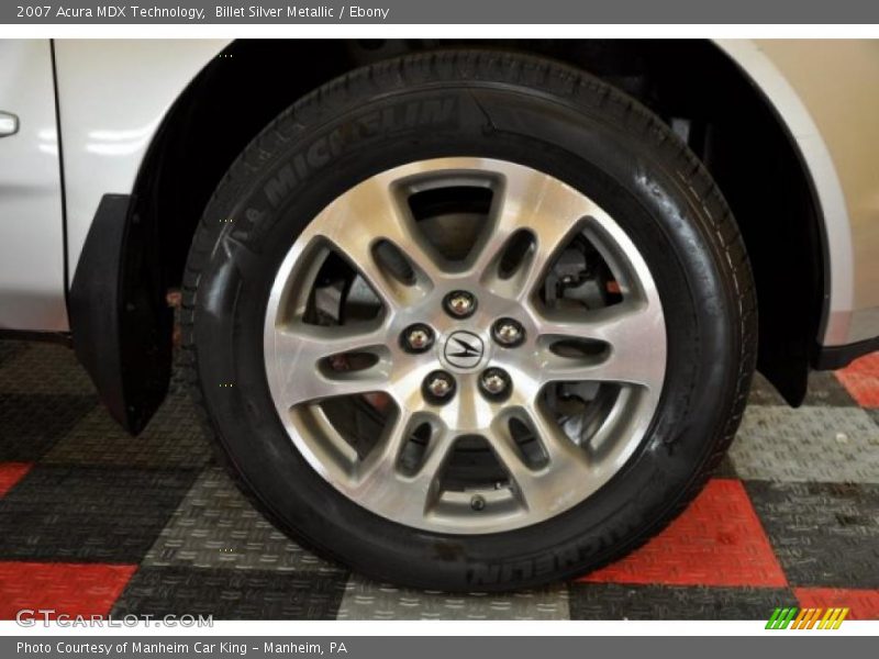 Billet Silver Metallic / Ebony 2007 Acura MDX Technology