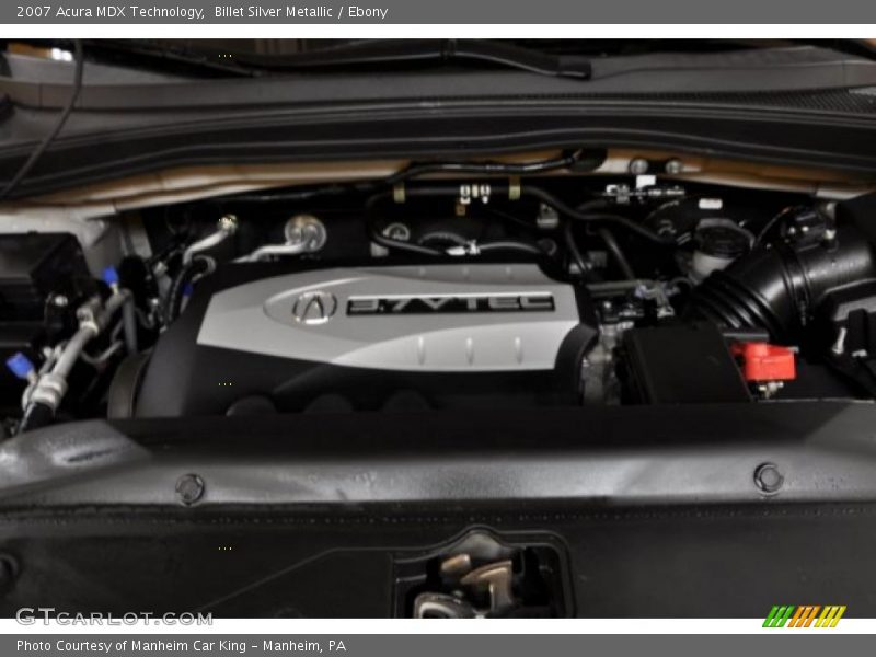 Billet Silver Metallic / Ebony 2007 Acura MDX Technology