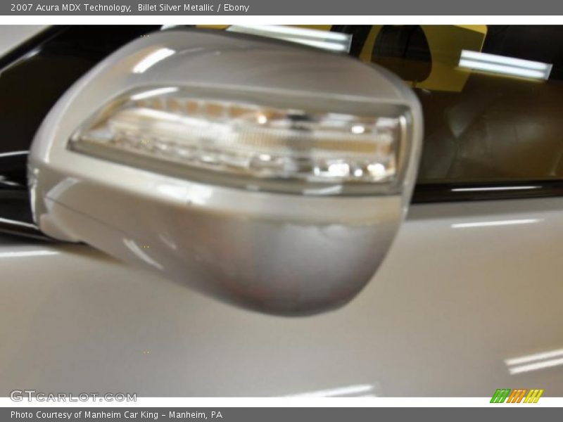 Billet Silver Metallic / Ebony 2007 Acura MDX Technology