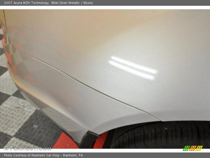 Billet Silver Metallic / Ebony 2007 Acura MDX Technology