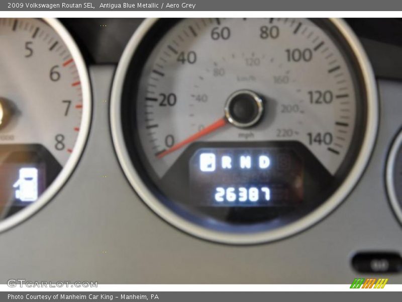 Antigua Blue Metallic / Aero Grey 2009 Volkswagen Routan SEL