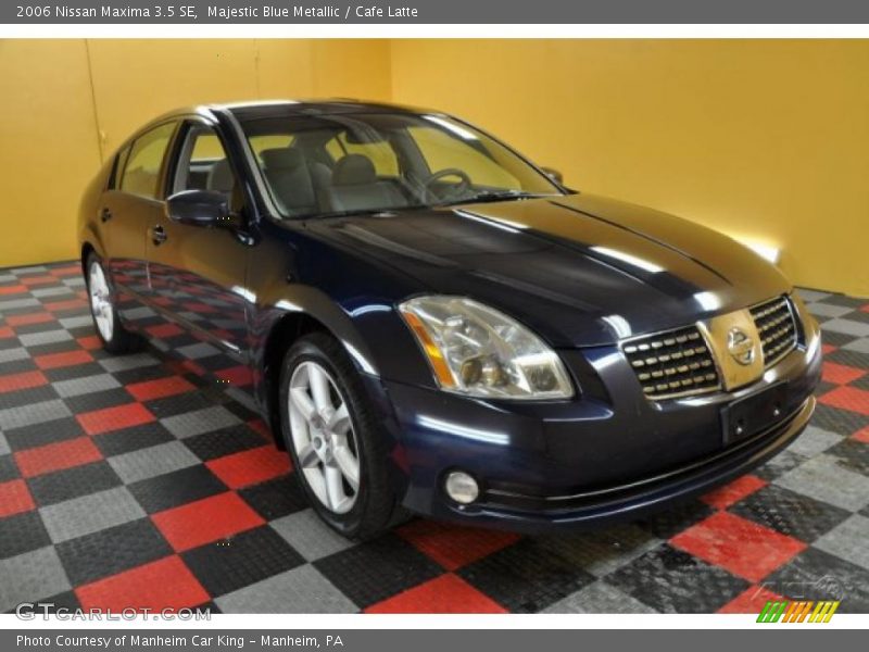 Majestic Blue Metallic / Cafe Latte 2006 Nissan Maxima 3.5 SE