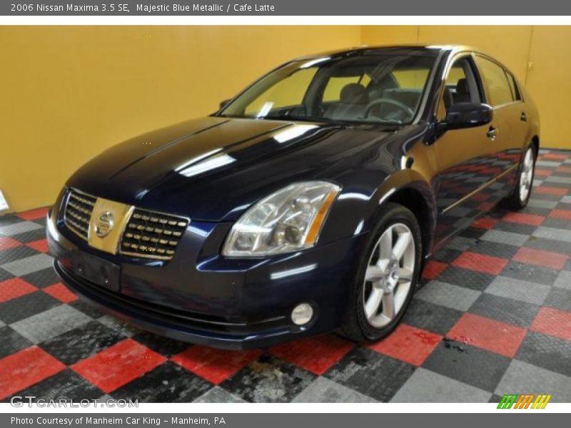 Majestic Blue Metallic / Cafe Latte 2006 Nissan Maxima 3.5 SE