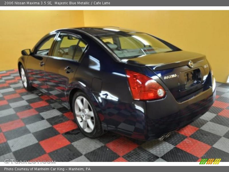 Majestic Blue Metallic / Cafe Latte 2006 Nissan Maxima 3.5 SE