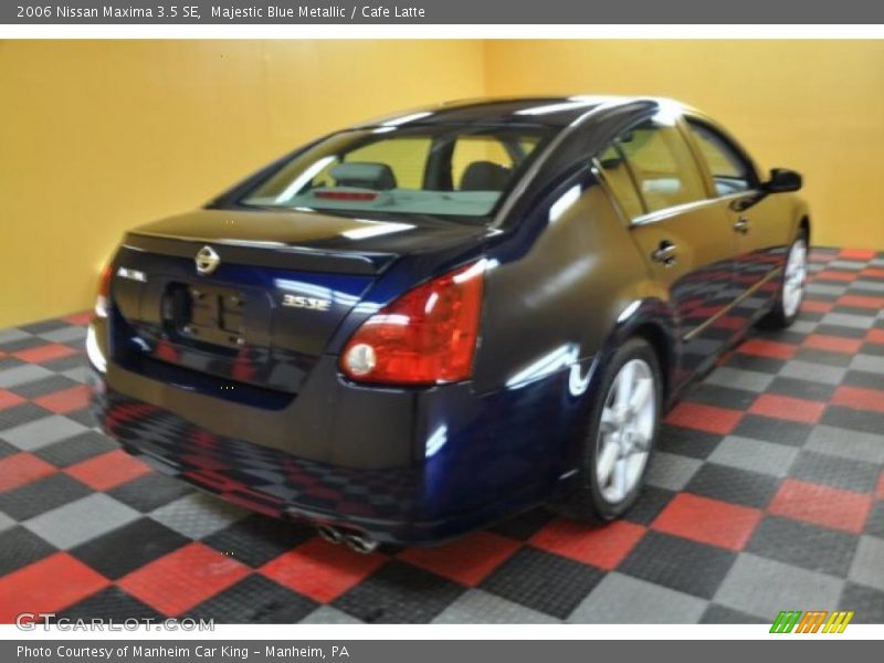 Majestic Blue Metallic / Cafe Latte 2006 Nissan Maxima 3.5 SE
