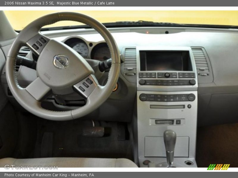 Majestic Blue Metallic / Cafe Latte 2006 Nissan Maxima 3.5 SE