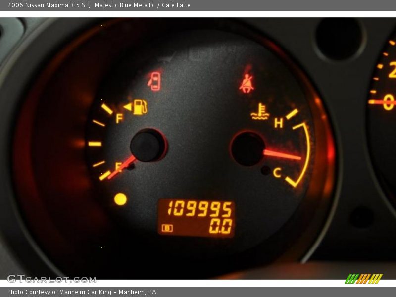 Majestic Blue Metallic / Cafe Latte 2006 Nissan Maxima 3.5 SE