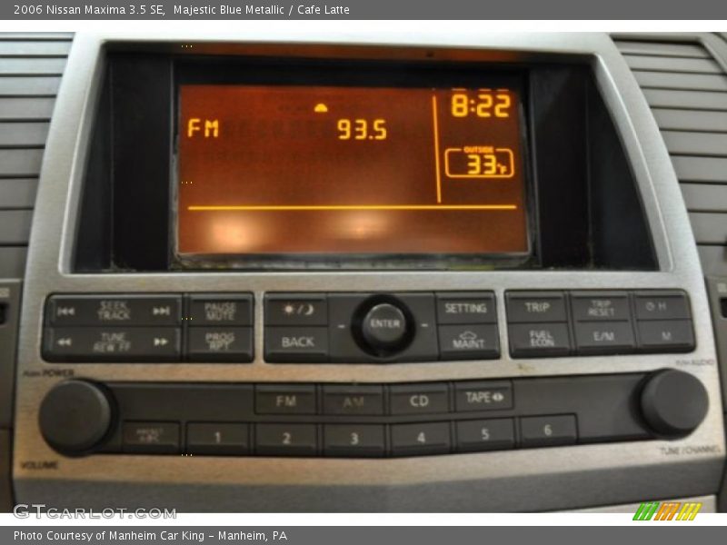 Majestic Blue Metallic / Cafe Latte 2006 Nissan Maxima 3.5 SE
