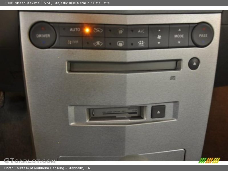Majestic Blue Metallic / Cafe Latte 2006 Nissan Maxima 3.5 SE