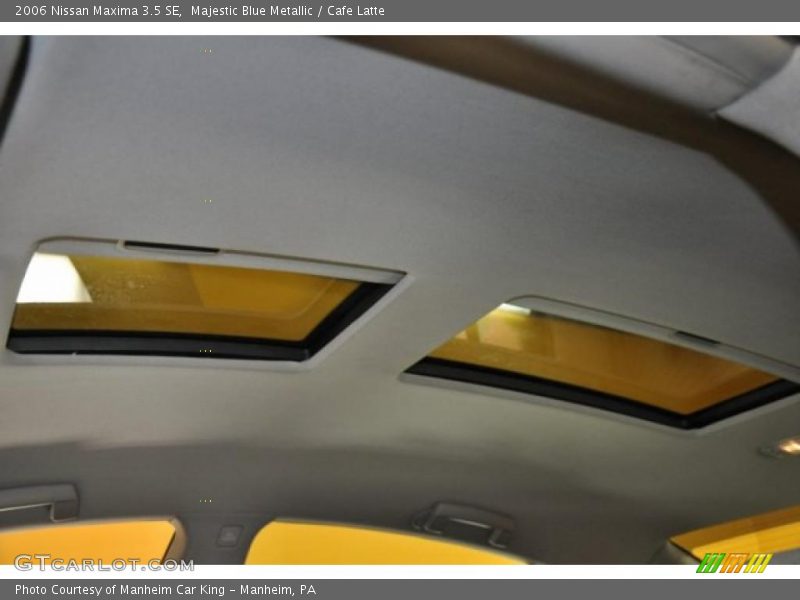 Majestic Blue Metallic / Cafe Latte 2006 Nissan Maxima 3.5 SE