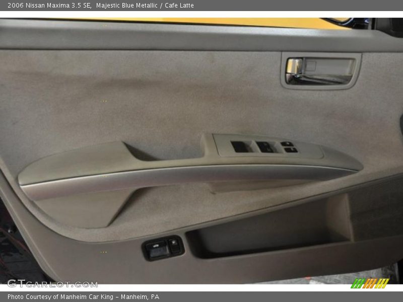 Majestic Blue Metallic / Cafe Latte 2006 Nissan Maxima 3.5 SE