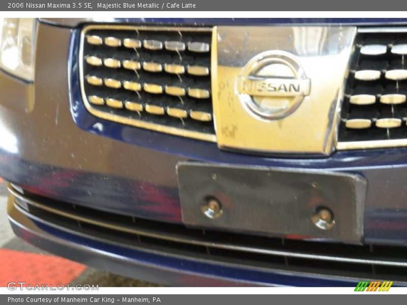 Majestic Blue Metallic / Cafe Latte 2006 Nissan Maxima 3.5 SE