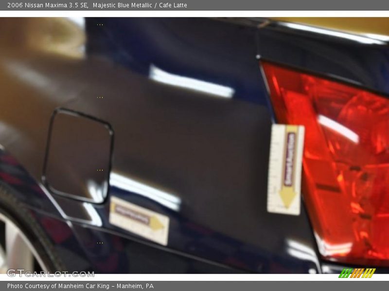 Majestic Blue Metallic / Cafe Latte 2006 Nissan Maxima 3.5 SE