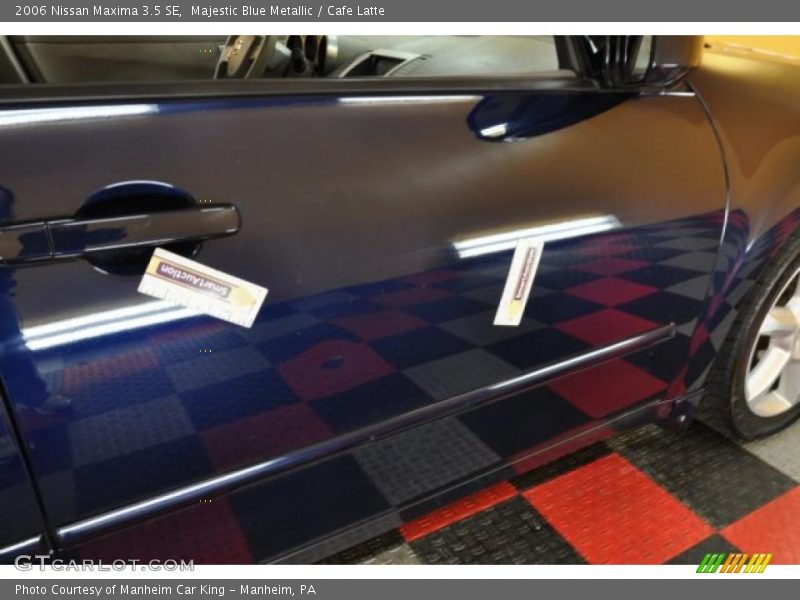 Majestic Blue Metallic / Cafe Latte 2006 Nissan Maxima 3.5 SE