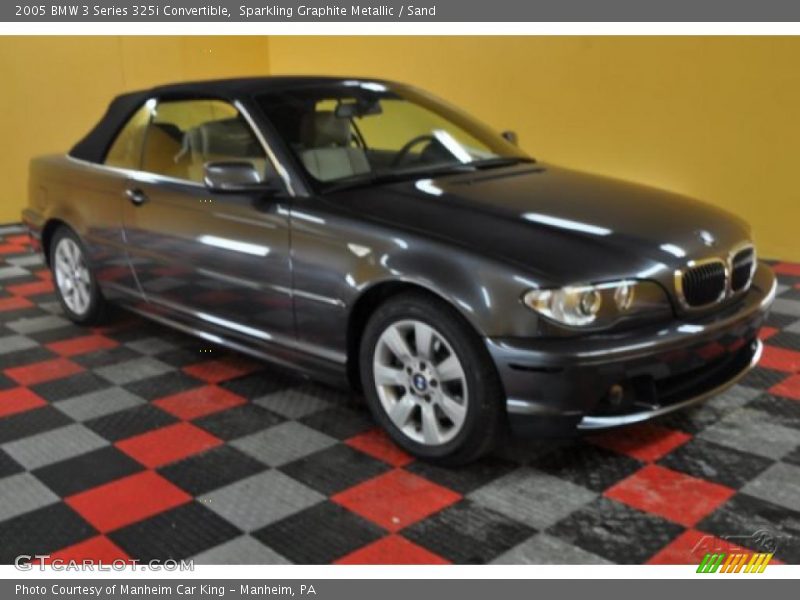 Sparkling Graphite Metallic / Sand 2005 BMW 3 Series 325i Convertible