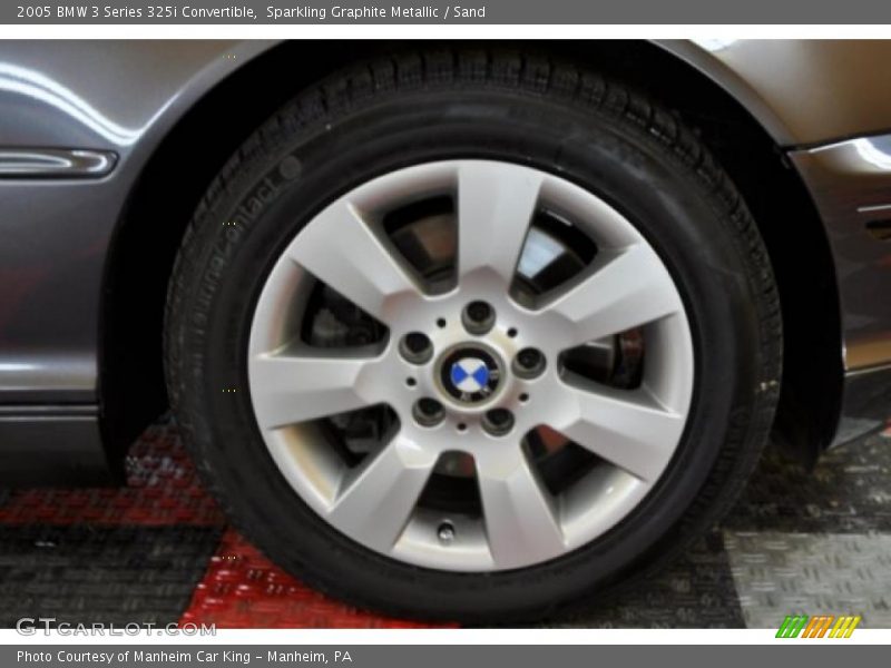 Sparkling Graphite Metallic / Sand 2005 BMW 3 Series 325i Convertible