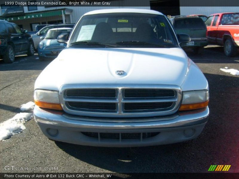 Bright White / Mist Gray 1999 Dodge Dakota Extended Cab