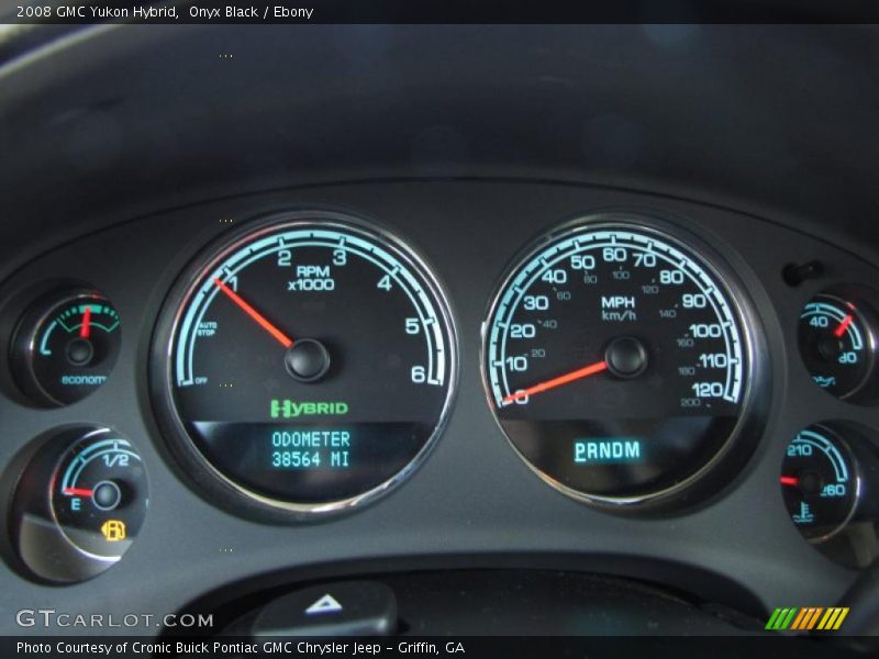  2008 Yukon Hybrid Hybrid Gauges