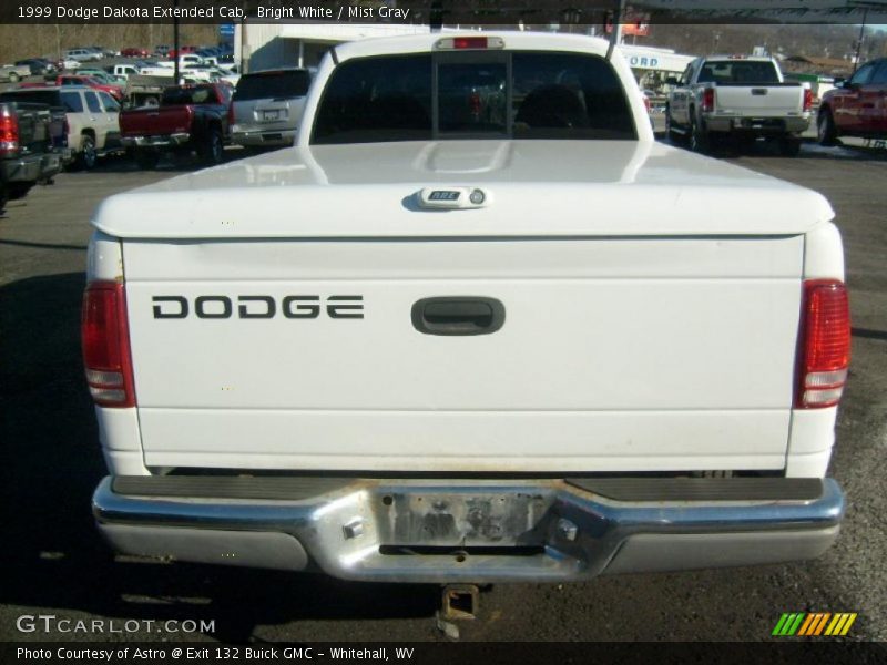 Bright White / Mist Gray 1999 Dodge Dakota Extended Cab