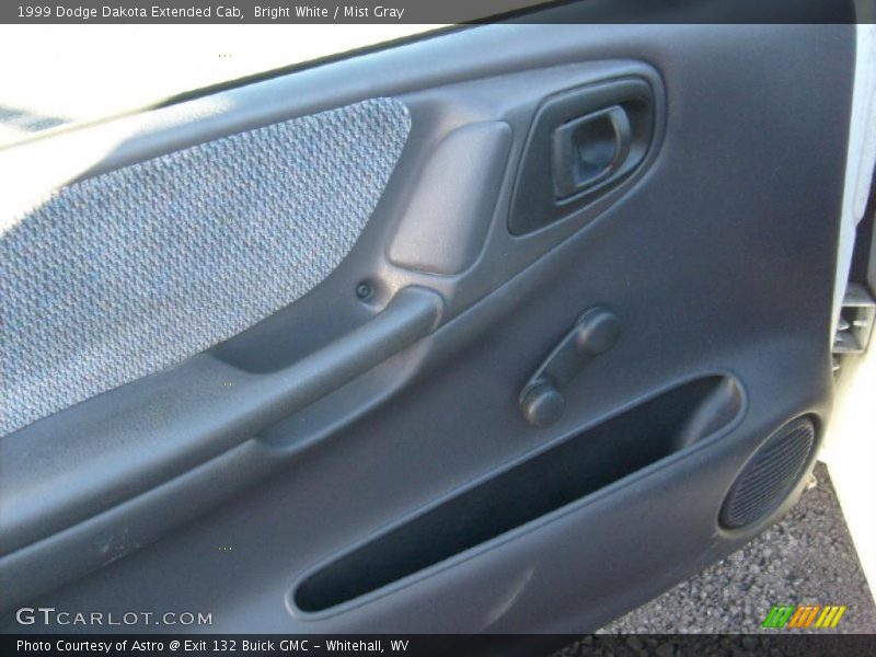 Bright White / Mist Gray 1999 Dodge Dakota Extended Cab
