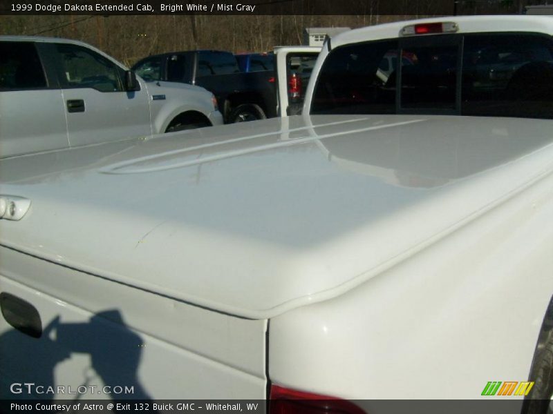 Bright White / Mist Gray 1999 Dodge Dakota Extended Cab
