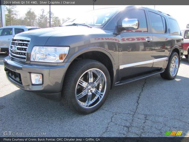 Silver Graphite / Charcoal 2009 Infiniti QX 56 4WD