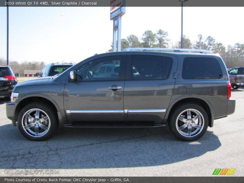 Silver Graphite / Charcoal 2009 Infiniti QX 56 4WD