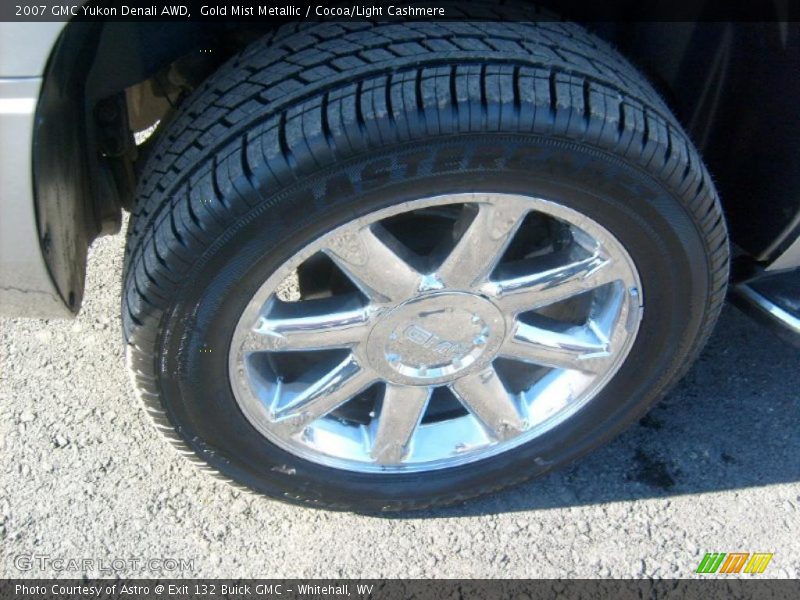 Gold Mist Metallic / Cocoa/Light Cashmere 2007 GMC Yukon Denali AWD
