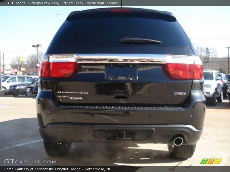 Brilliant Black Crystal Pearl / Black 2011 Dodge Durango Crew 4x4