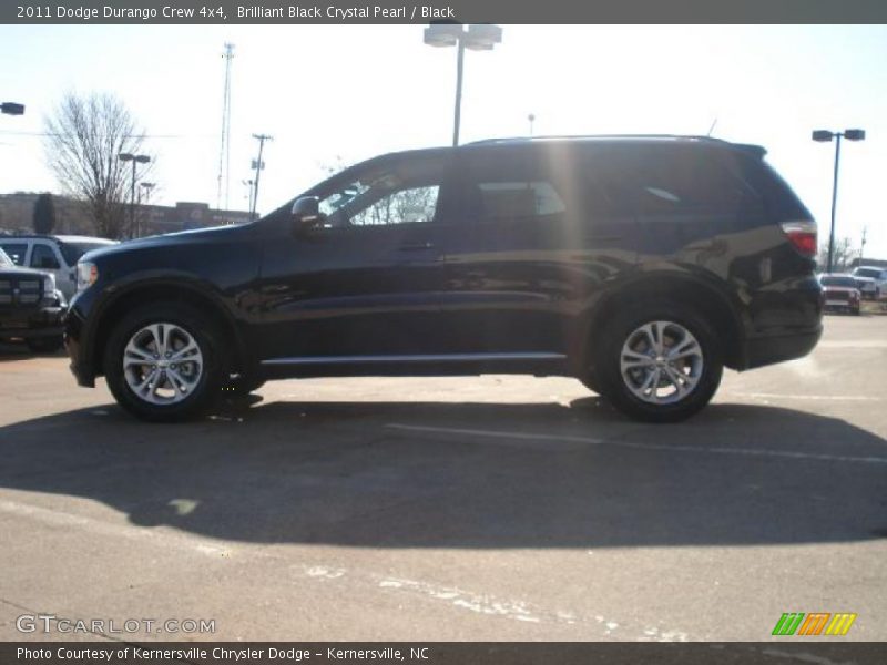 Brilliant Black Crystal Pearl / Black 2011 Dodge Durango Crew 4x4