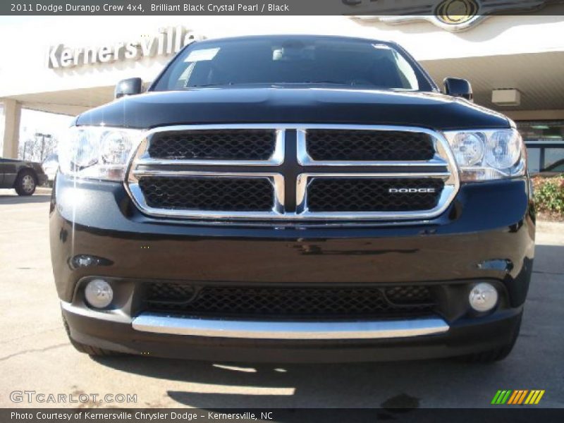 Brilliant Black Crystal Pearl / Black 2011 Dodge Durango Crew 4x4