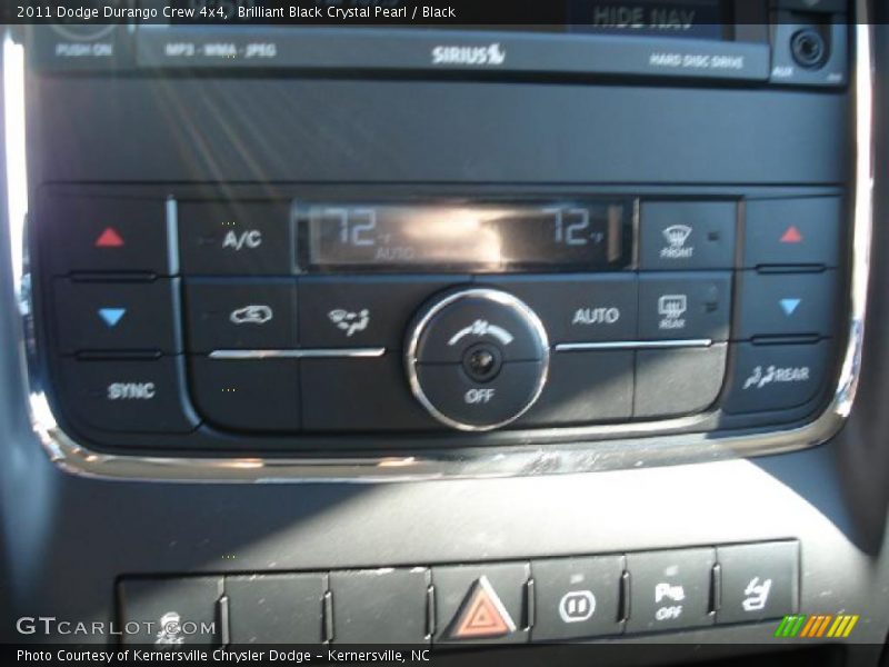 Brilliant Black Crystal Pearl / Black 2011 Dodge Durango Crew 4x4