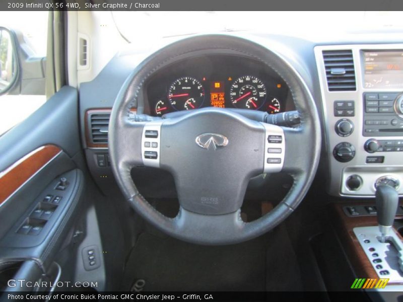 Silver Graphite / Charcoal 2009 Infiniti QX 56 4WD