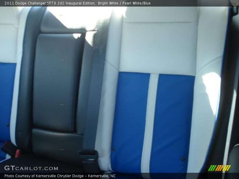  2011 Challenger SRT8 392 Inaugural Edition Pearl White/Blue Interior