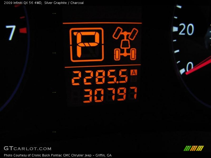 Silver Graphite / Charcoal 2009 Infiniti QX 56 4WD