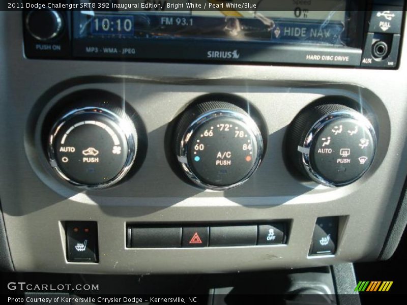 Controls of 2011 Challenger SRT8 392 Inaugural Edition