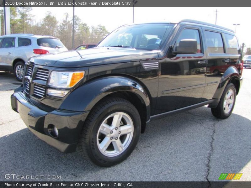 Brilliant Black Crystal Pearl / Dark Slate Gray 2010 Dodge Nitro SXT