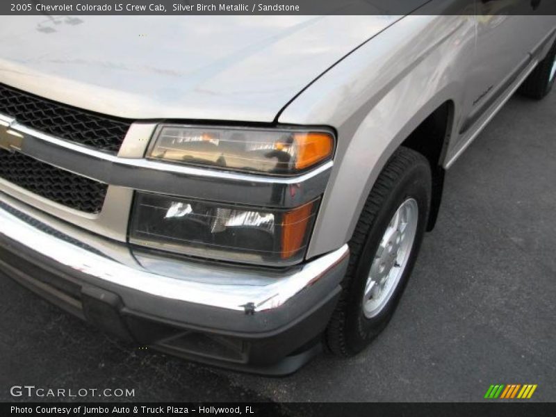 Silver Birch Metallic / Sandstone 2005 Chevrolet Colorado LS Crew Cab