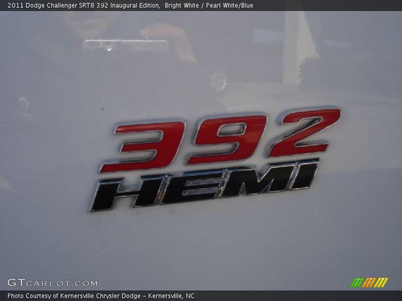  2011 Challenger SRT8 392 Inaugural Edition Logo
