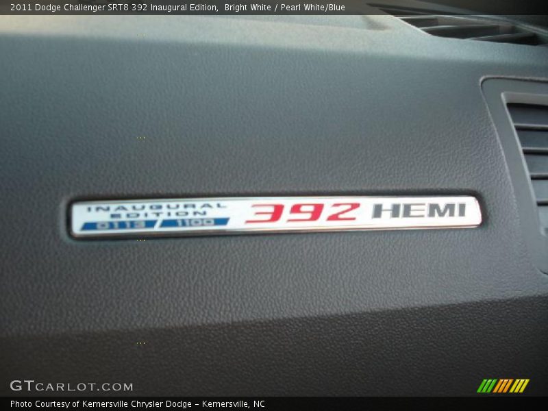  2011 Challenger SRT8 392 Inaugural Edition Logo