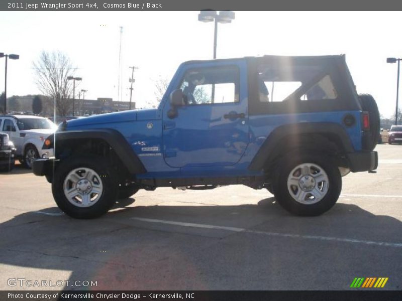 Cosmos Blue / Black 2011 Jeep Wrangler Sport 4x4