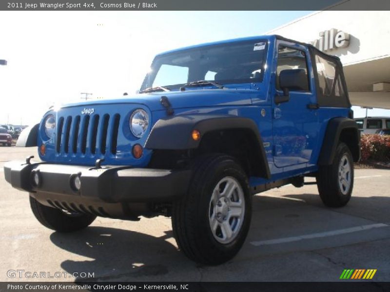 Cosmos Blue / Black 2011 Jeep Wrangler Sport 4x4